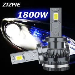 Super Bright 2Pcs H1 Led Headlight Bulbs H7 LED Car Lights H4 H11 HB3 9005 HB4 9006 6000K 1800W 900000LM Canbus Auto Headlamps