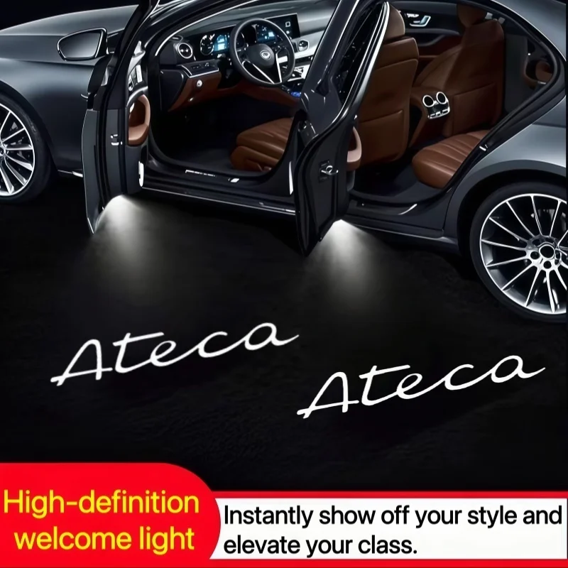 Led Car Door Welcome Laser Projector Logo Light Universal Lamps for Seat Leon Ateca Ibiza Cordoba FR Car Goods Accessories