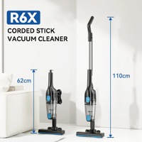 INSE R6X 7M Corded Vacuum Cleaner 20Kpa Ultra-Lightweight Handheld Vacuum with 600W Motor Cleaner for Carpet Hard Floor Pet Hair
