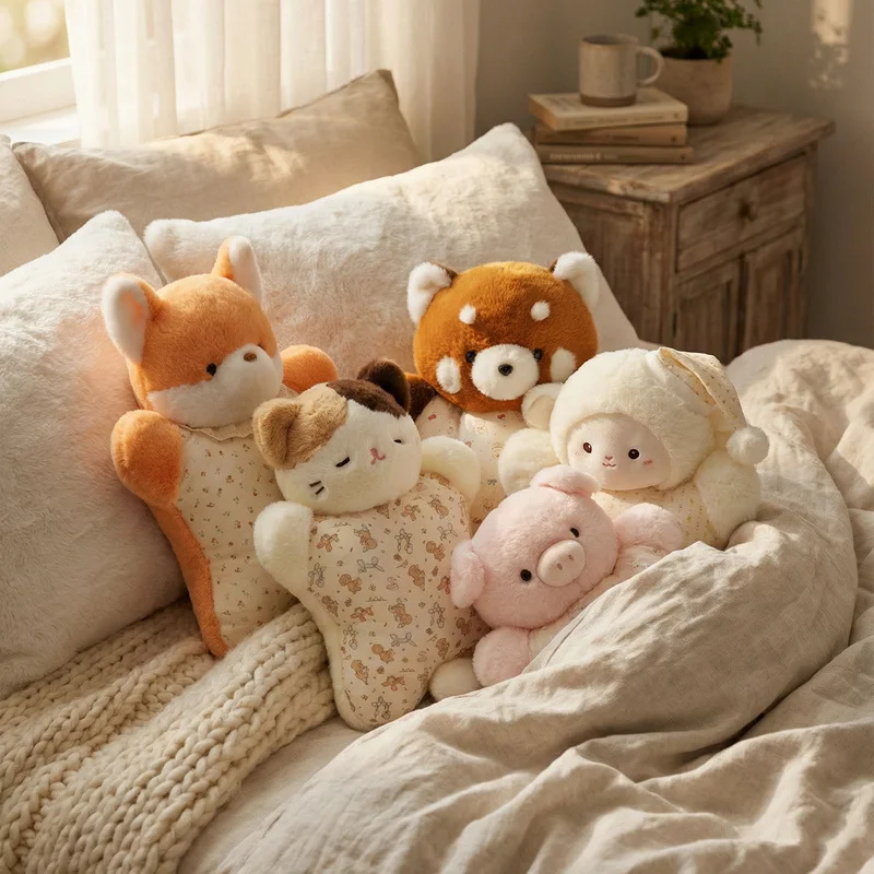 لطيف وناعم الحيوان وسادة 50 سنتيمتر لينة مهدئا الكلب القط ختم دمية محشوة النوم رفيق دمية للبالغين/أطفال غرفة أريكة ديكور