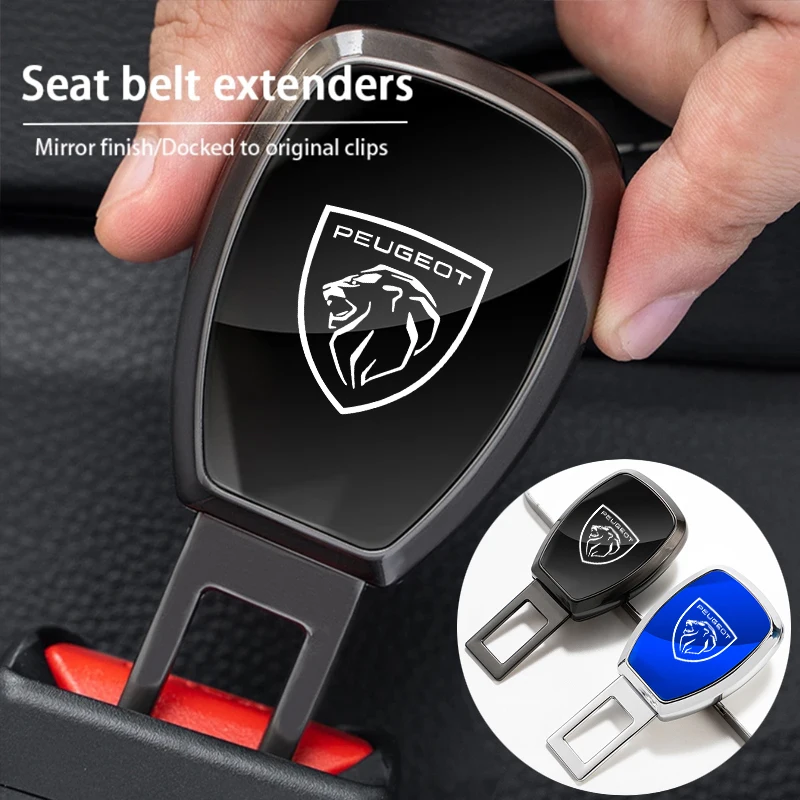 مقعد السيارة حزام موسع حزام الأمان قفل مشبك كليب المكونات اكسسوارات ل جديد بيجو 206 208 207 3008 308 2008 107 508 607 106 406 #1
