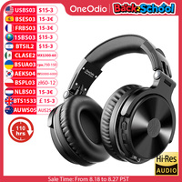 Oneodio Pro-C Bluetooth Wireless Headphones With Mic 110Hr Hi-Res Over Ear Bluetooth 5.2 Headset Earphone For Phone PC Sports