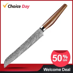 XITUO Bread Knife 8 Inch High Carbon Stainless Steel Serrated Bread Knife for Homemade Bread Pro Grade Serrated Edge Cake Knife