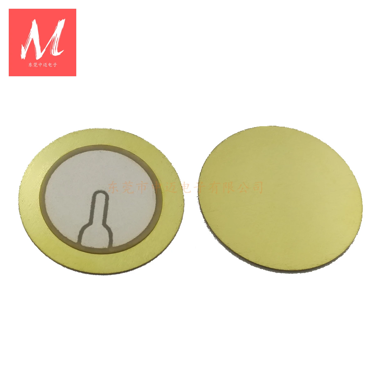 20mm Self Drive Type Piezo Element Brass Piezo Element