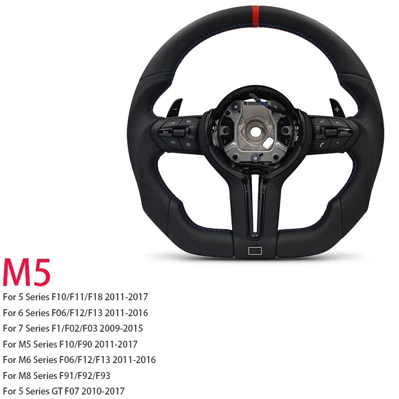 Blauw Rood M Sport Stuurwiel voor BMW F01 F06 F10 F11 F12 F20 F21 F22 F25 F26 F30 F31 F32 F33 F34 F36 M3 F80 M4 F82 M5 F90