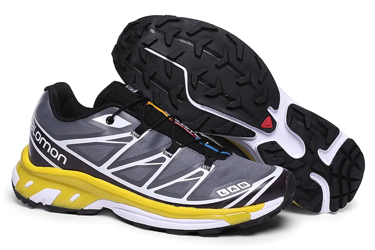 Salomon XT-6 ADVANCED Trailrunningschoenen voor heren en dames, Triple White, Contagrip-buitenzool