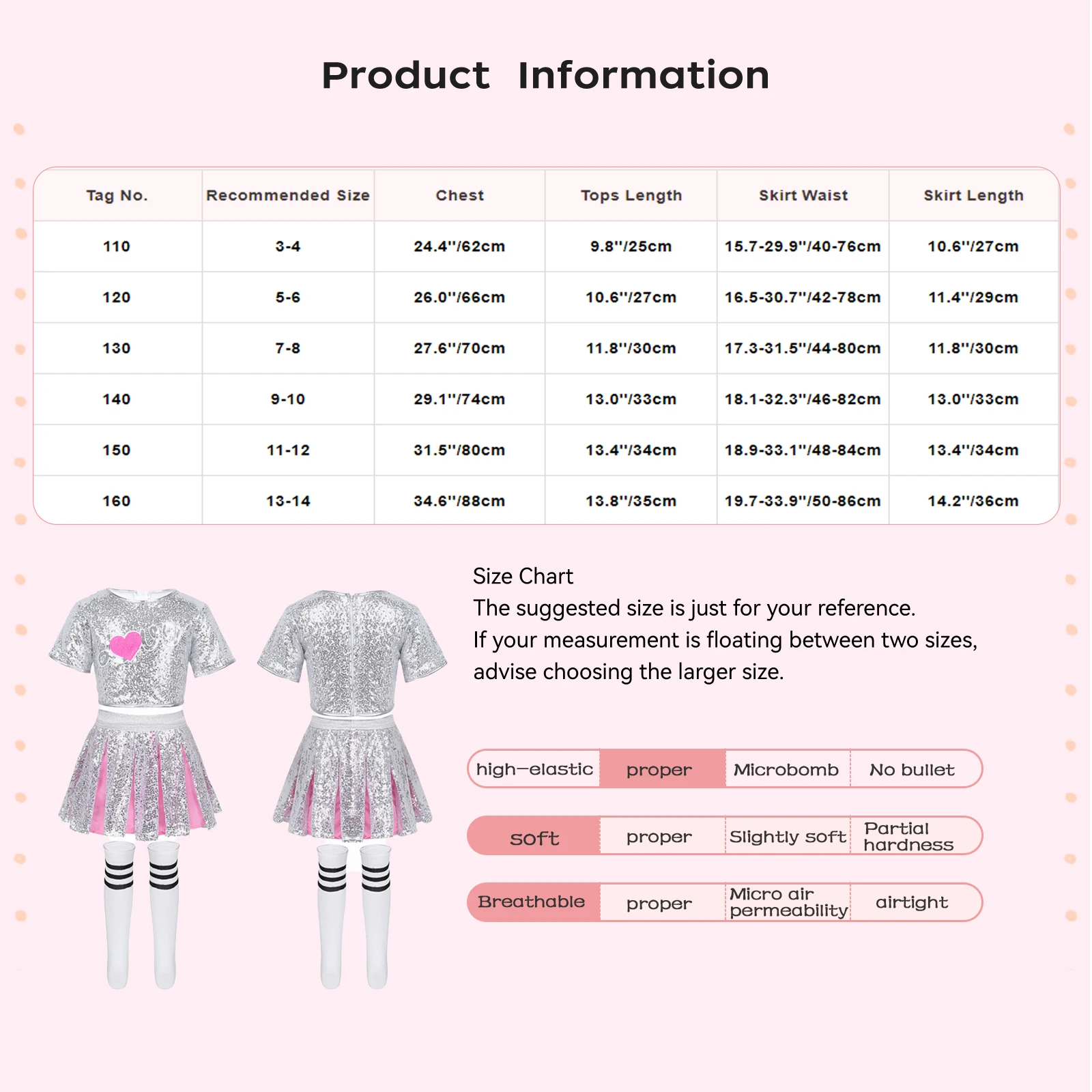 Girls Sequins Jazz Dance Costume Dancewear Sparkling Sequined Hip Hop Girls Modern Ballroom Dance Cheerleading Costumes Child