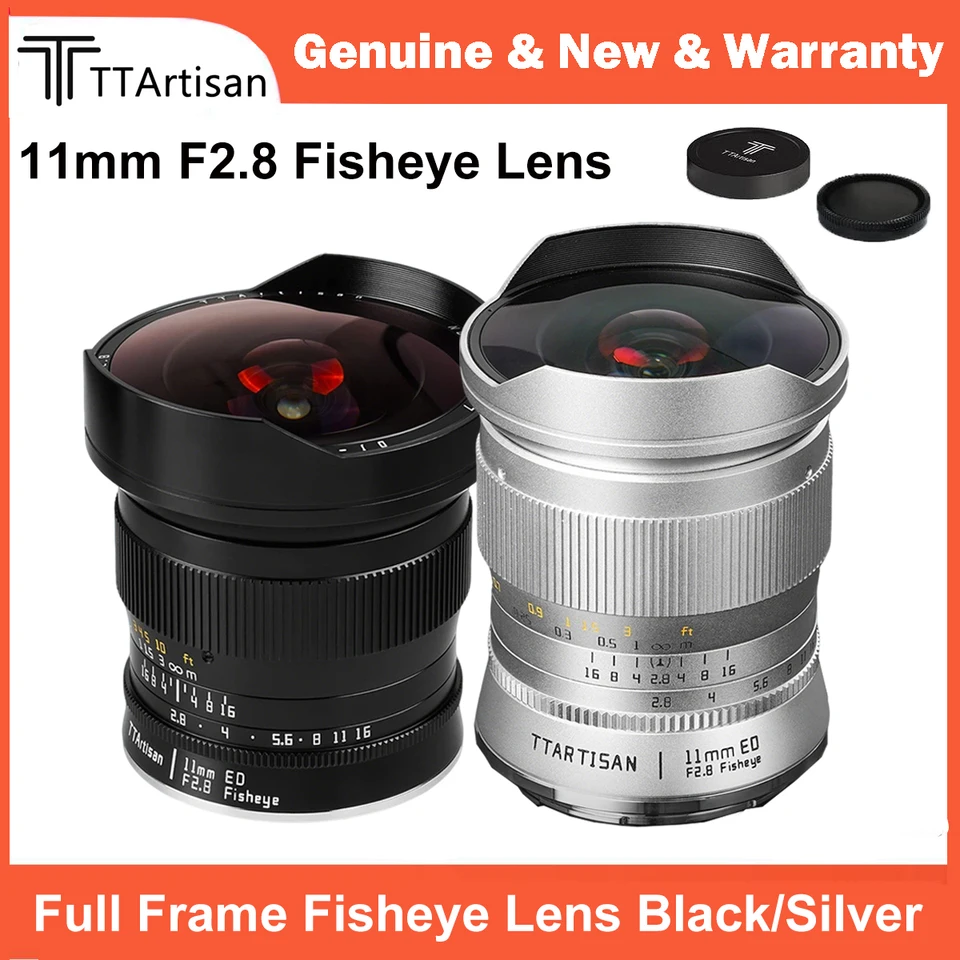 TTArtisan 11mm F2.8 Full Frame Fisheye Lens with 180° Angle of