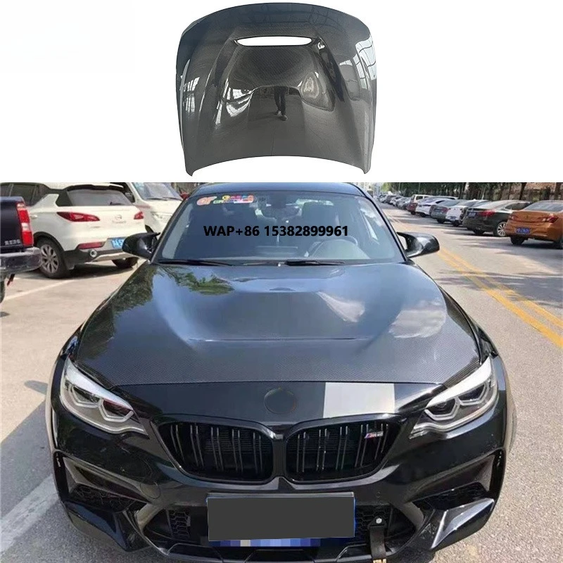

F22 F87 GTS Style High Quality Carbon Fiber Engine Bonnet Engine Hood for 2 Series F22 F87 M2 M2C