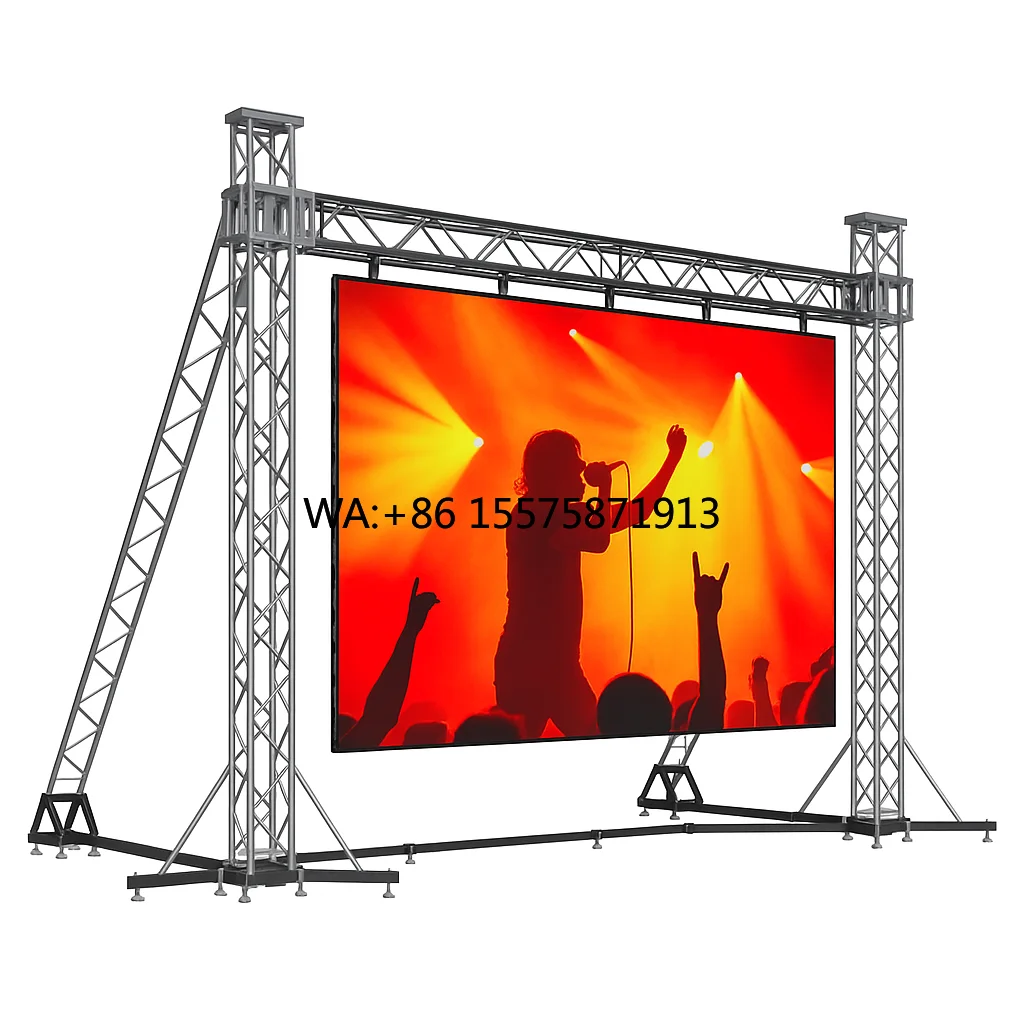 Concert Rental LED Wall P3.91 Waterproof High Brightness Display Panels for Touring Musicians and Event Production Companies