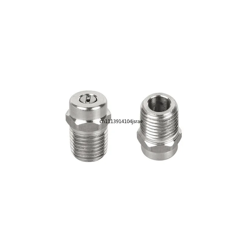 Stainless Steel Fan Spray Nozzle NPT1/4 Pressure Washer Gun Floor Cleaner Replacement Nozzle For Sanitation Washing Equipment