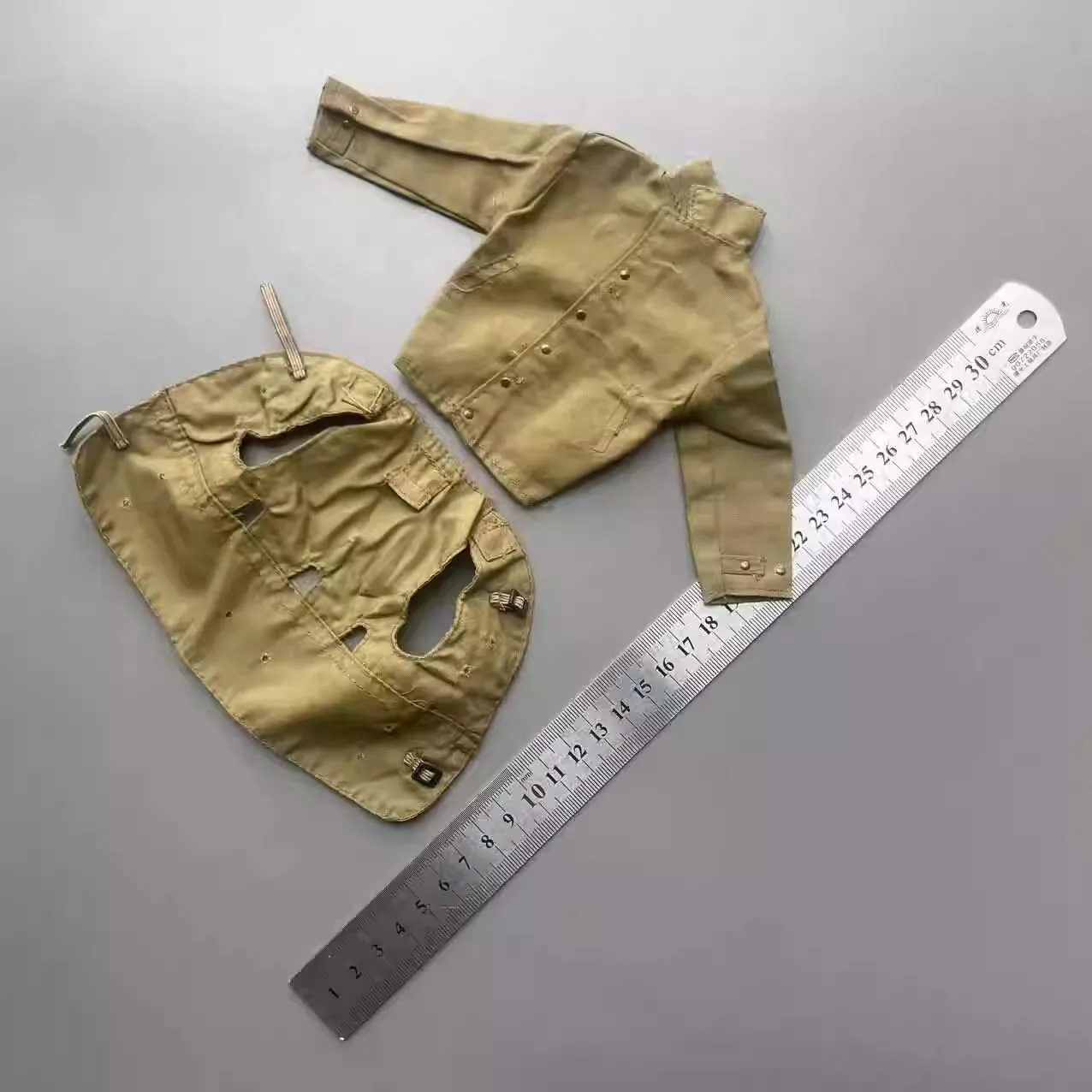 Accesorios de ropa de soldado pequeño 1/6, camisa de francotirador de la Segunda Guerra Mundial, chaleco, modelo de juguete para cuerpo de figura de acción de 12 pulgadas, disponible