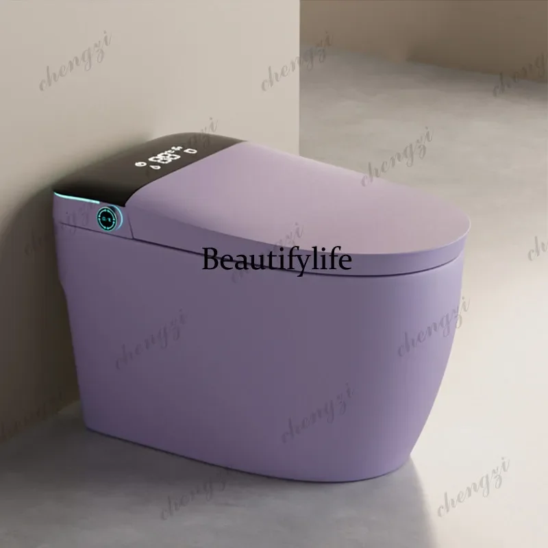 D136 Color smart toilet, fully automatic integrated household personalized creative kick electric toilet