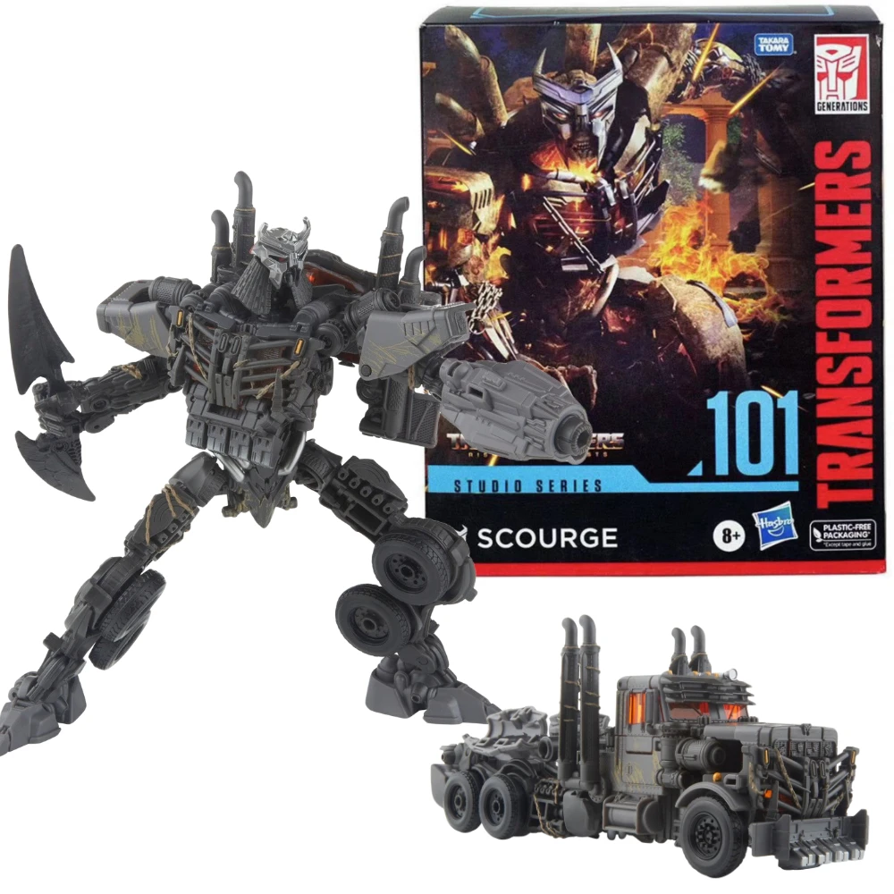 

Transformers Studio Series SS101 Scourge TF7 Rise of the Beasts Action Figure Toy Gift Collection