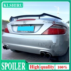 Carbon Fiber Rear Spoiler Trunk Boot Wing for Benz R171 R172 SLK Class Convertible 2 Door 2012 2013 Car Tuning Parts