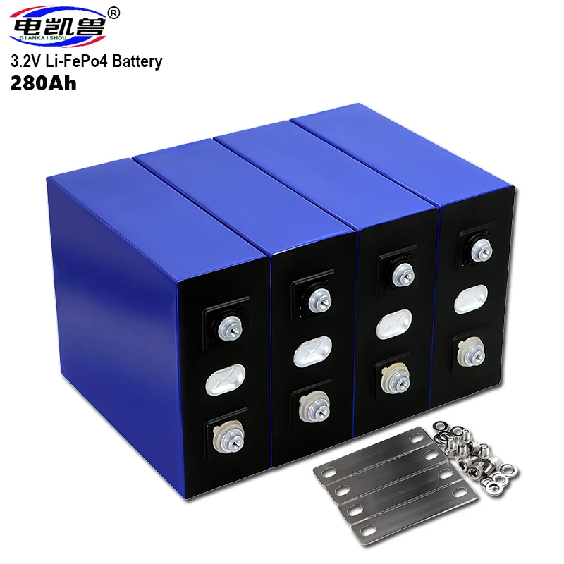 1-16PC 8000 ciclo grado A 320Ah 280Ah LiFePO4 batteria 3.2V ricaricabile litio ferro fosfato fai da te 12 v24v 48V RV camion golf cart