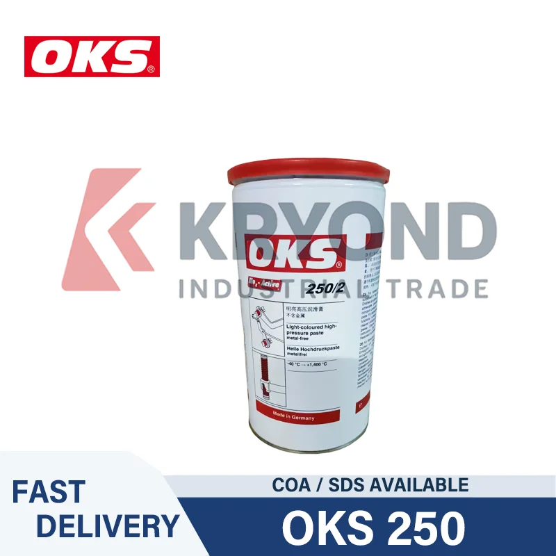 OKS 250 High Temperature Anti Seize Paste Metal Free Assembly Lubricant for Bolts Screws Flanges Valves and Industrial Equipment