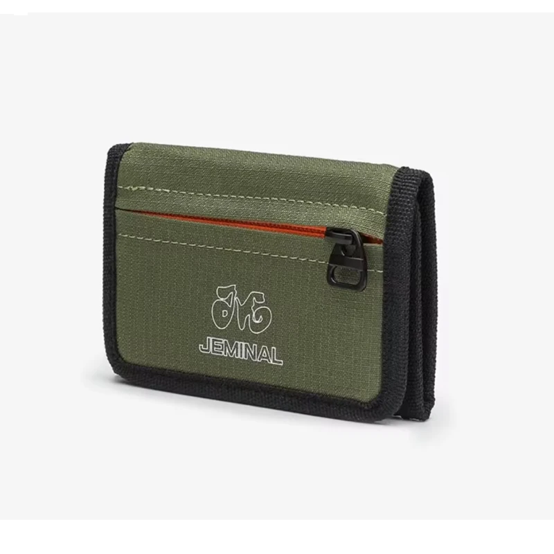 Men's Short Oxford Wallet With Hasp & Zipper, High Quality ID Card Holder, Classic Tri-Fold Fashion Coin Purse Clutch for Cash
