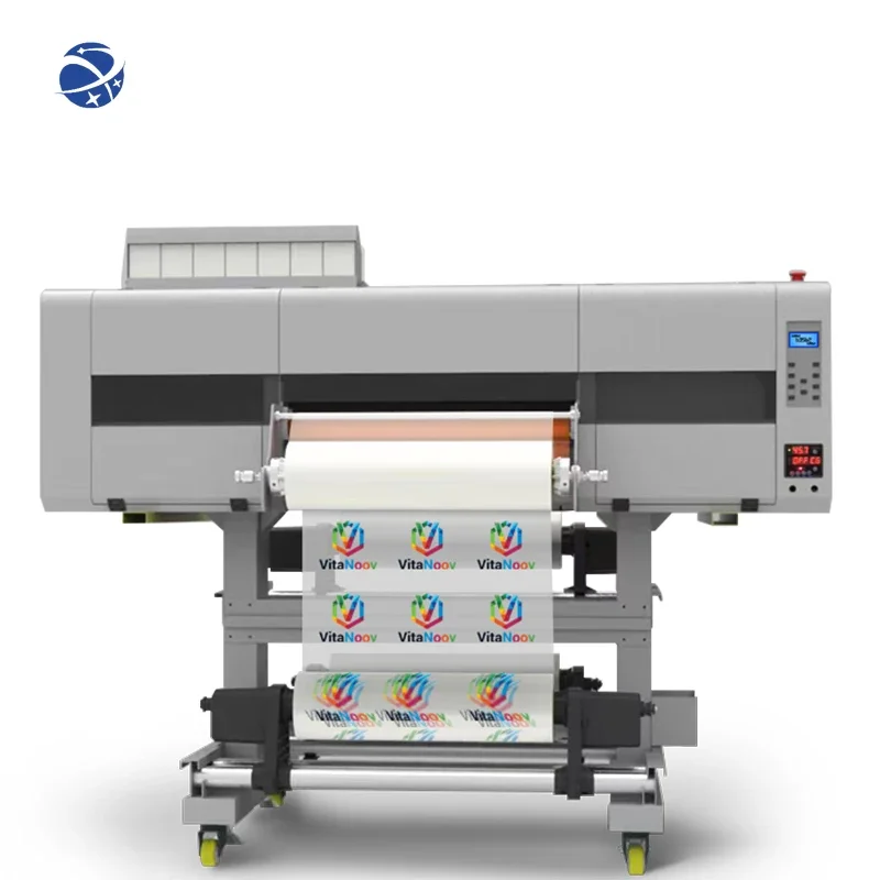 Yunyi 60cm Uv Dtf Printer Dtf Uv Flatbed Inkjet Flatbed Printer Roll To Roll Uv Dtf Printer