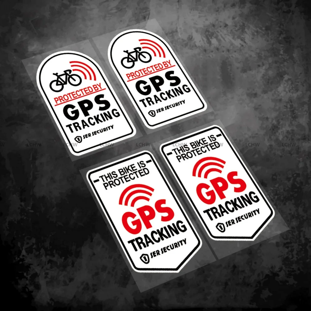 2PCS GPS TRACKING Bicycle Sticker Cycling MTB Fold Road Bike Tape Car Styling Vinly