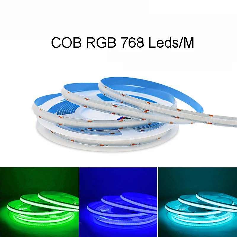 COB RGB Led Strip Set 576 Leds/m Magic Home RF WIFI Controller With Power Work With Google Home Tuya Alexa