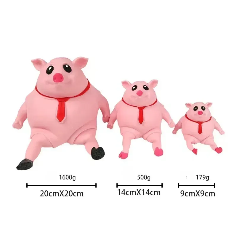 Pet Squeezing Pink Pig Stress Relief Toy Cute Squeezing Animal Cute Little Pig Doll Stress Relief Toy