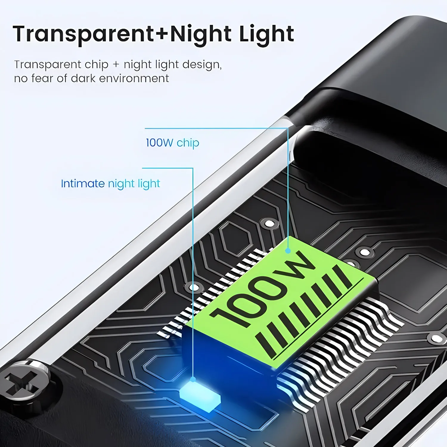 3 in 1 100W USB A Cable Fast Charging Micro USB Data Cord Phone Charger Quick Charge Cable For iPhone Samsung Xiaomi Huawei view 3