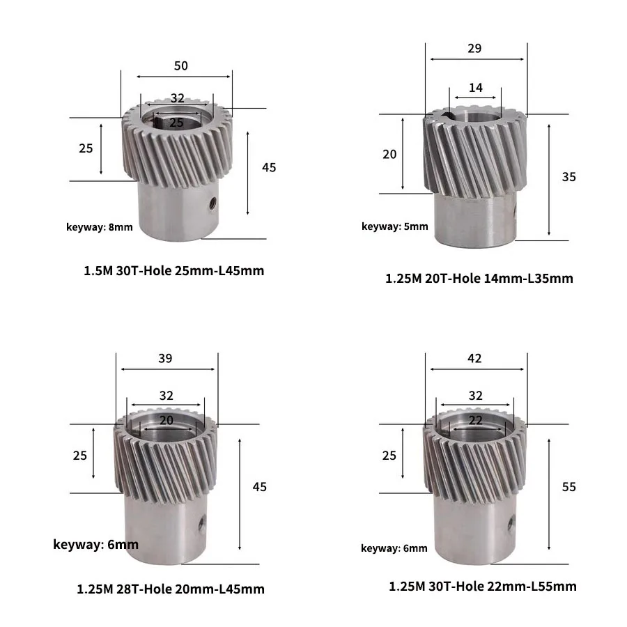 Engraving Machine Drive Rack 1.25 Module 1.5 Die Straight Helical Gear High Precision Transmission Rack Pinion Small Server Rack