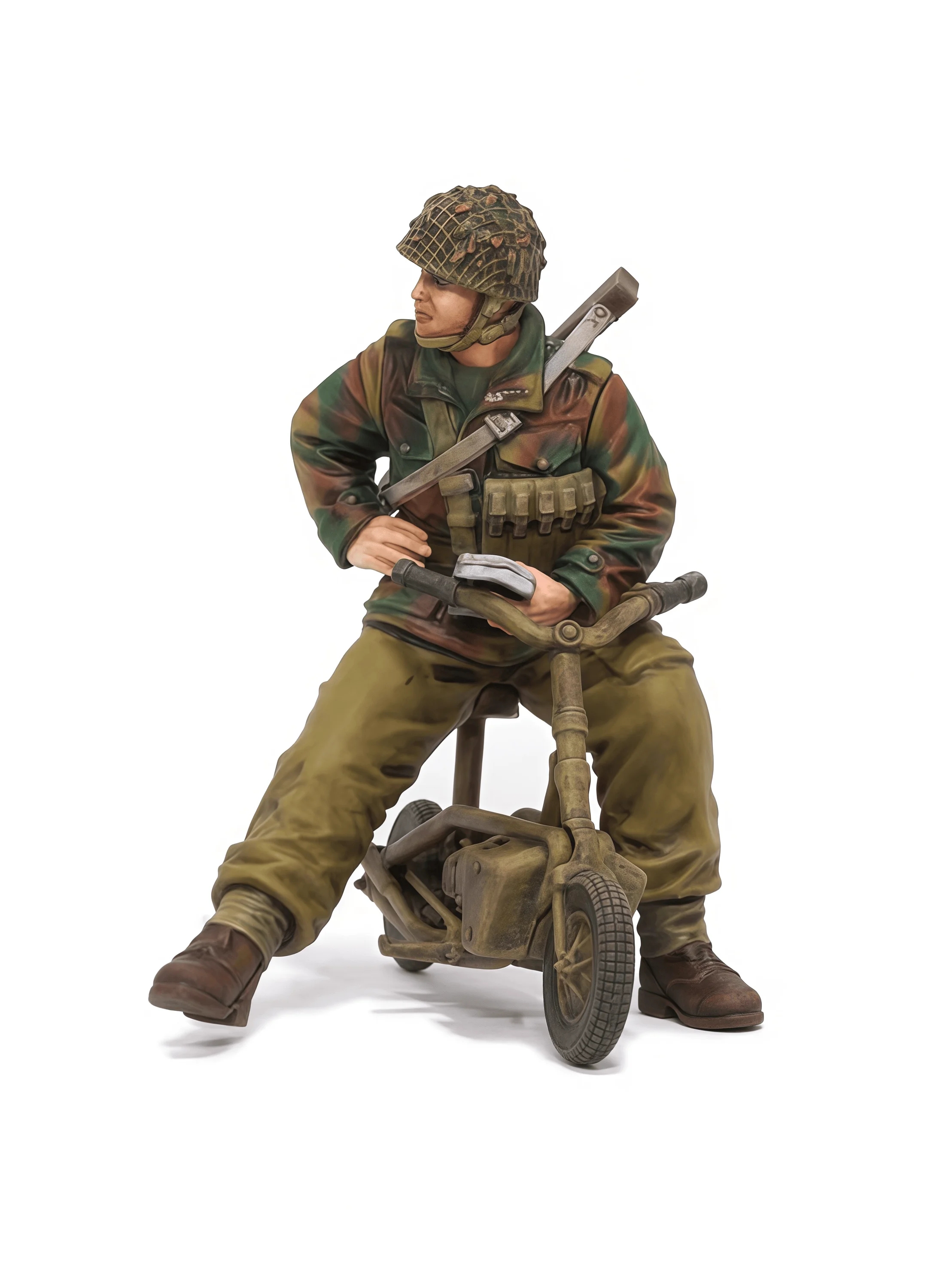 

1:48 Cast Resin Model Assembly Kit, GK, British Soldier, Unpainted, Requires Assembly