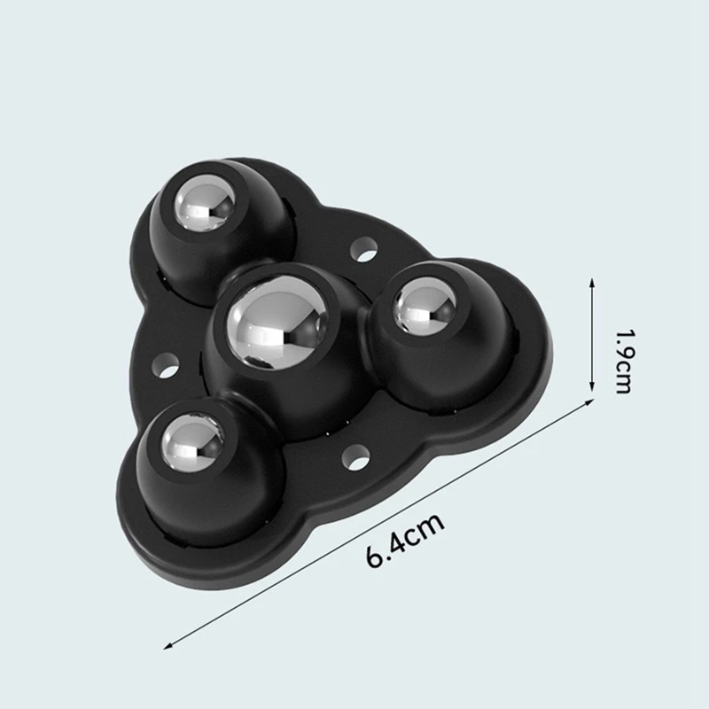 16 szt. Rodzaj kleju kulka wyciszana uniwersalna 4 koraliki kółka do mebli kółkach 300Kg koło ze stali nierdzewnej łatwej instalacji