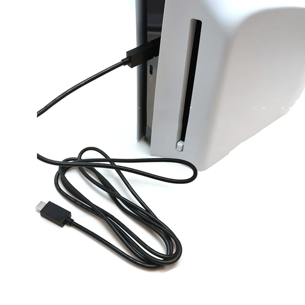 Cable de datos de carga rápida tipo C para mando de consola ps5 slim, 1,5 m, PD