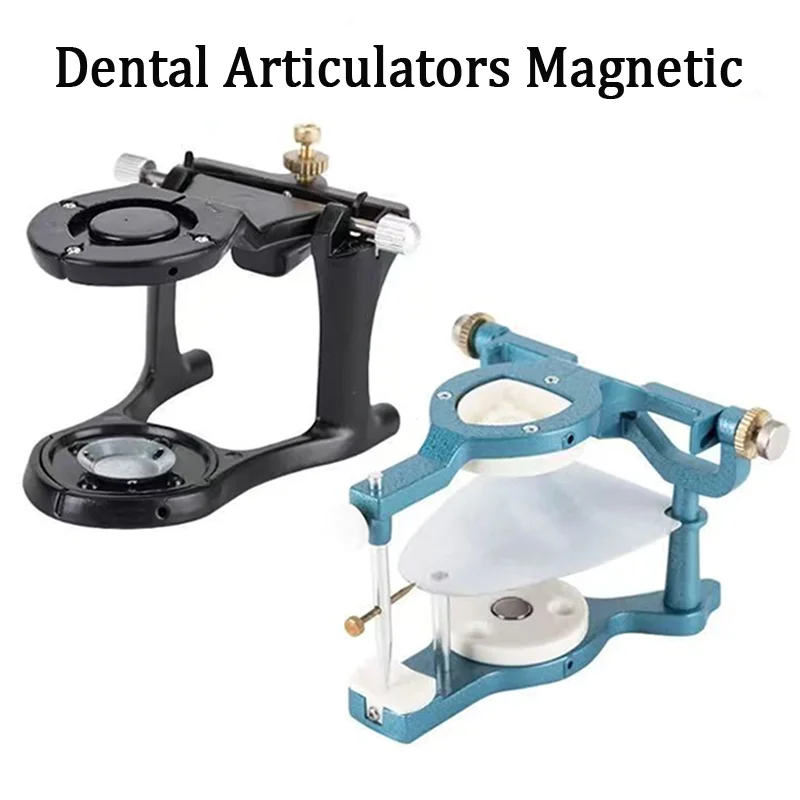 

Dental Articulators Magnetic Adjustable Aluminum Alloy For Mounting Pre-cast Dental Models Full Mouth Dentist Lab Equipment Tool