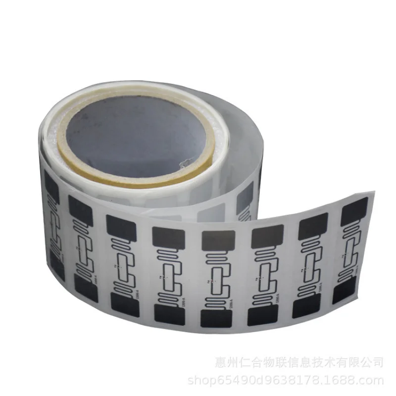 Customized UHF RFID Passive Tags Material Management Long Range Reading 9662 Adhesive
