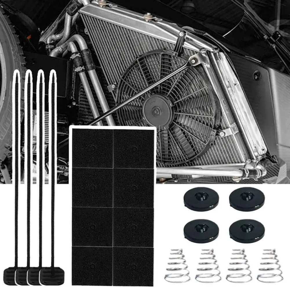 

Монтажный комплект вентилятора Электрический радиатор Вентилятор стяжки Ремни Монтажный комплект Вентилятор Push Through Ремень для крепления радиатора для электрического охлаждающего вентилятора