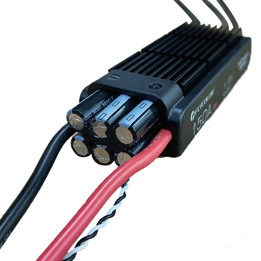 Flycolor 150A ESC FlyDragon Controlador Eletrônico de Velocidade 5-12S Brushless ESC para JP EDF Motor/ RC modelo de helicóptero de aeronave
