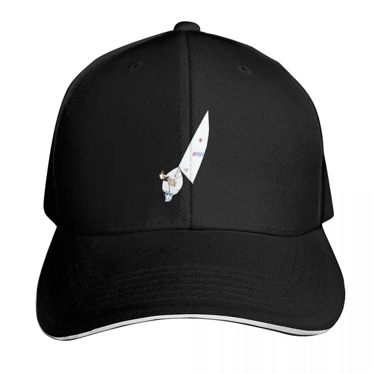 Laser Sailing Man Baseball Cap Streetwear Hip Hop Trendy Vintage Retro Embroidered Lightweight Packable