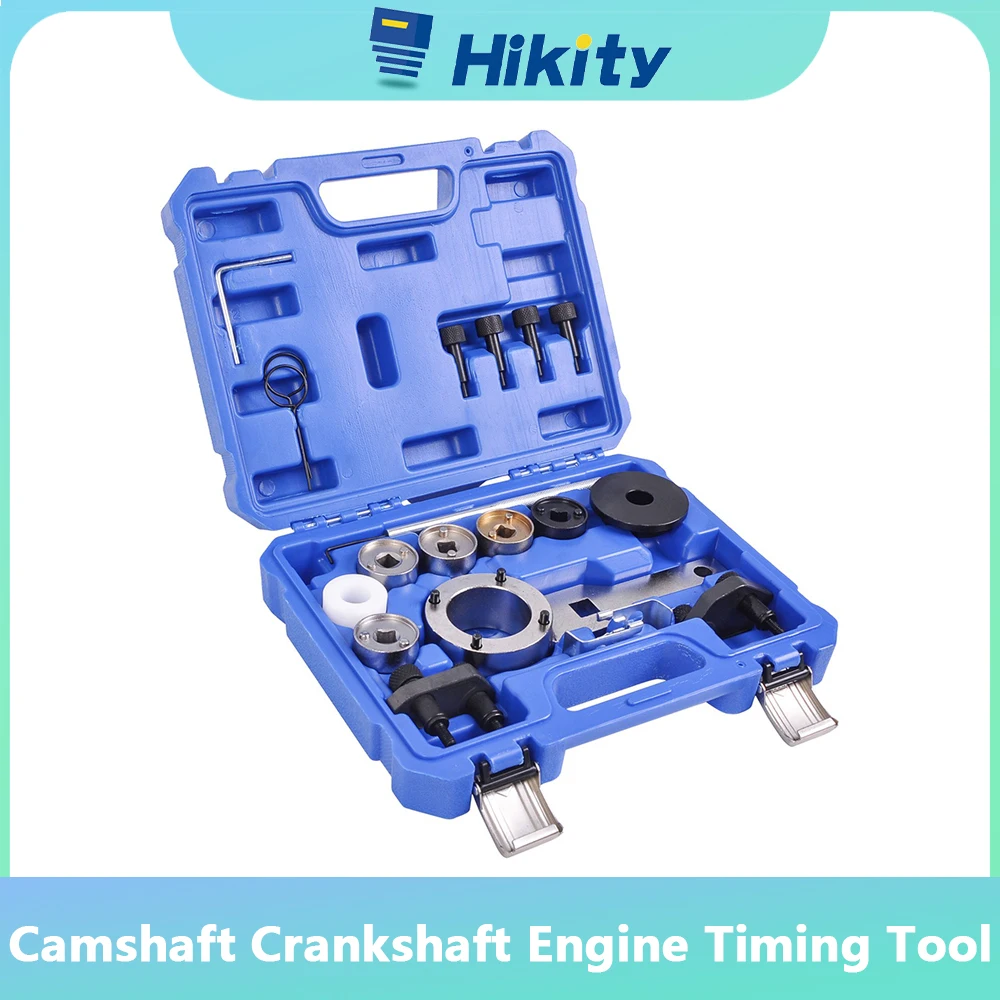 Hikity Camshaft Crankshaft Engine Timing Tool Kit fit for Audi VW VAG 2006-2018 EA888 1.8 2.0 TSI TFSI T10355 with Storage Case