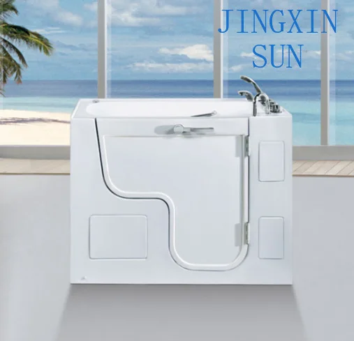 New disabled elderly bathtub, square with seat, open-door bathtub, nursing home treatment