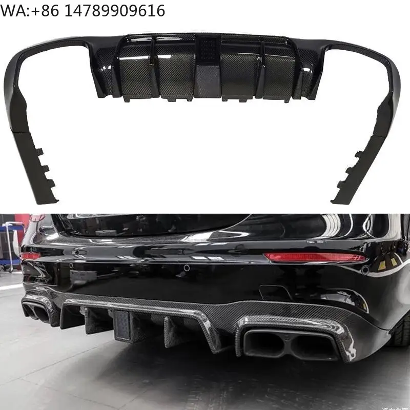 High-end Custom Body Kit For Old-to-New ConversionW213 E300 E450 Carbon Fiber Rear Diffuser Lip Rear Lip For E-Class E43 E63 2
