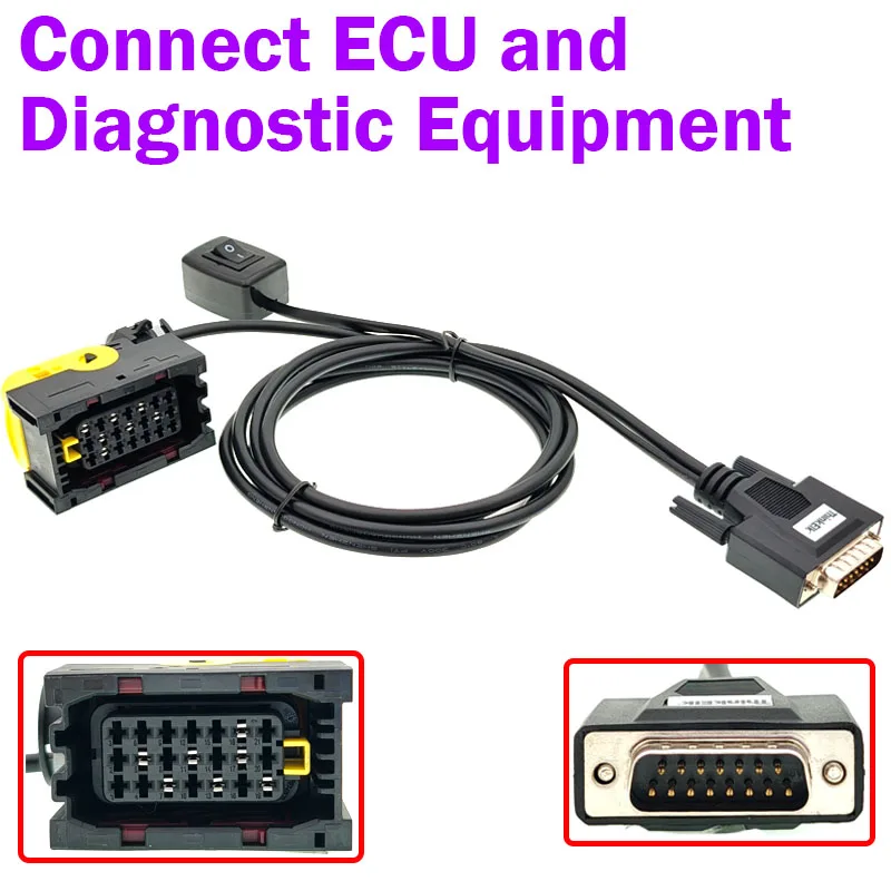 ThinkElk MCM2/2.1 K+CAN ECU Bench Cable NO.D48CBB03 For Mercedes-Benz Trucks & For Claas Tractors ECU & Diagnostic Tool Adapter