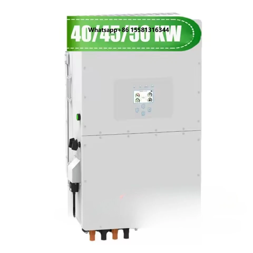Good Quality 20kw 30kw 40kw 50kw Three Phase High Voltage 220V/380V Hybrid Inverter for Solar Storage Battery