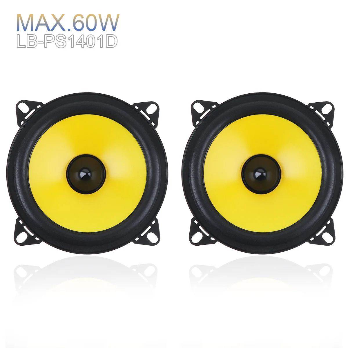 

2pcs Car Speakers 60W 4 inch 2-Way Subwoofer Car Audio Music Stereo Full Range Frequency Coaxial Hifi Automotive Speaker Horn