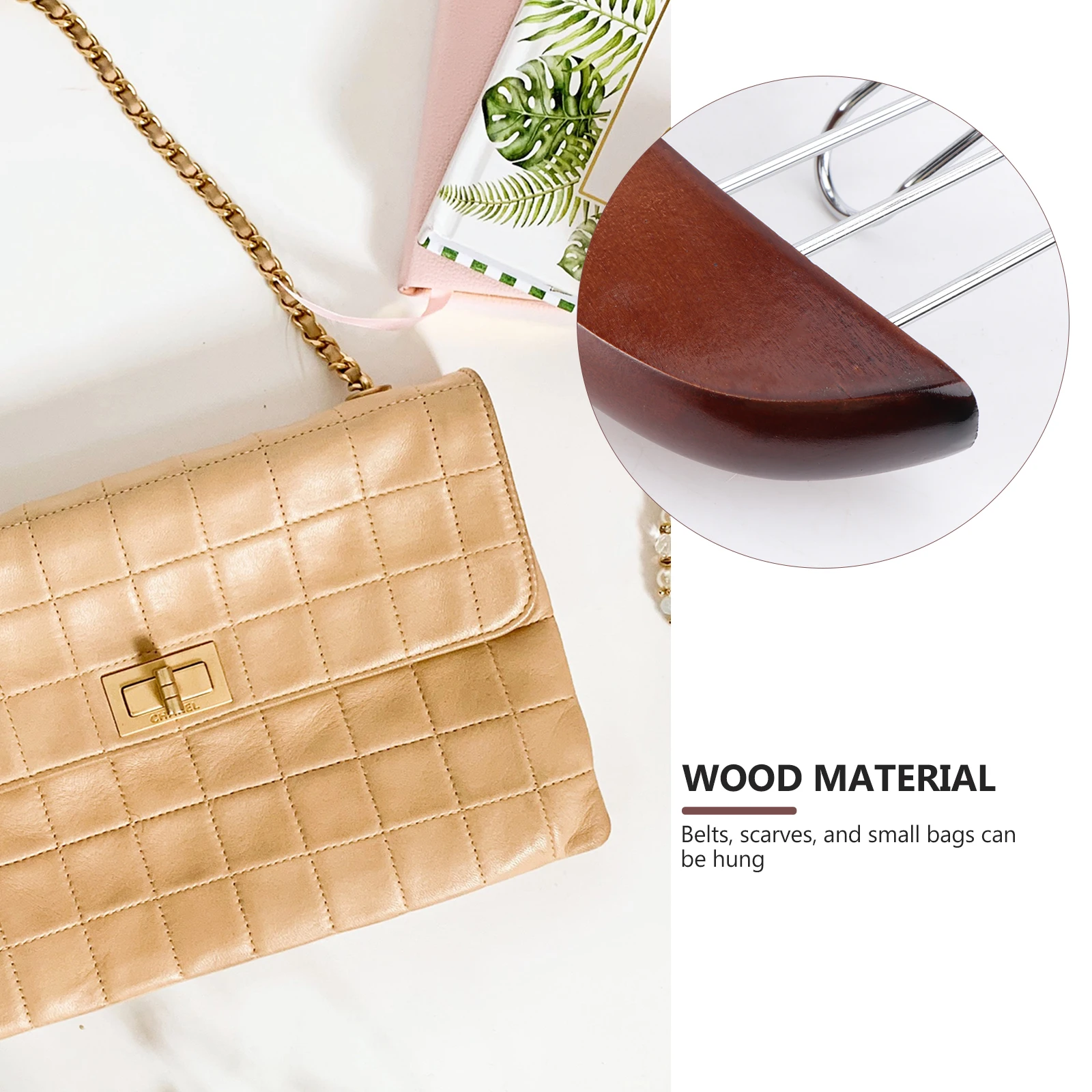 

12 Hooks Belt Tie Hanger Wooden Swivel Organizer Rack For Men Closet Accessories Holder Rust Resistant Rotating Storage