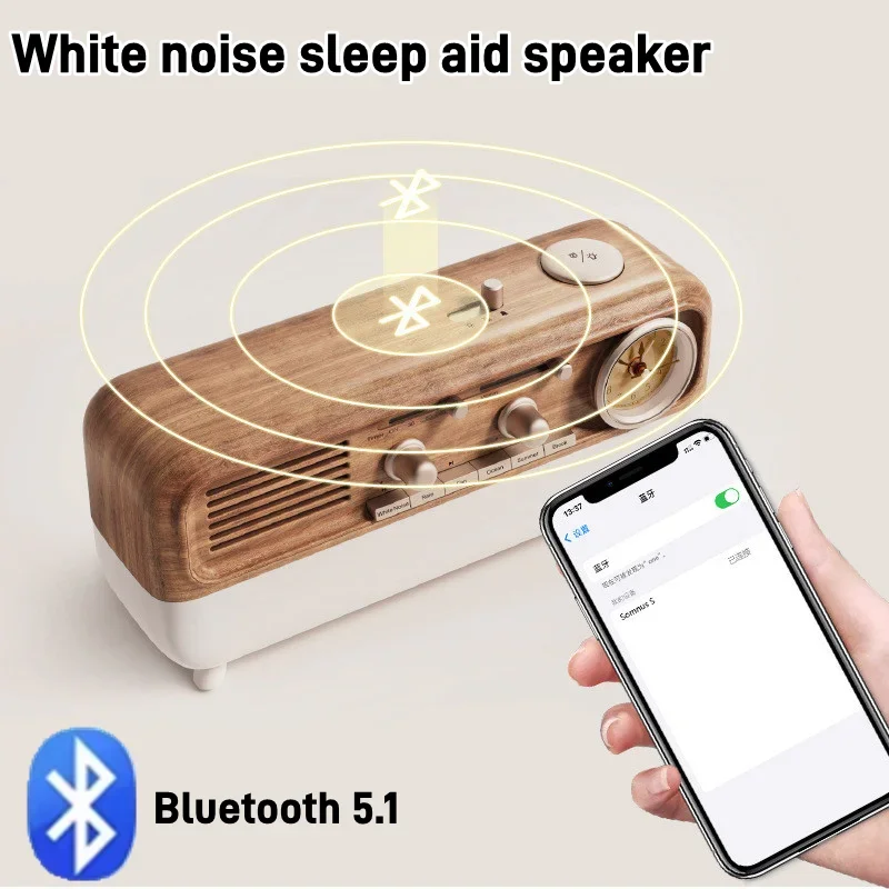 

Беспроводной Bluetooth-динамик, имитация восхода солнца, будильник, прикроватный ночник, искусственное дерево, белый шум, звук Caxia De