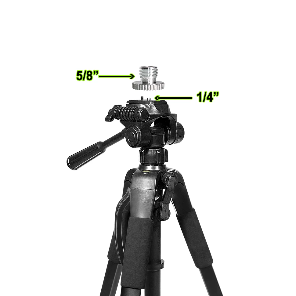 Clubiona nuovo supporto da treppiede per fotocamera portatile in alluminio da viaggio vite da 360 gradi treppiede a testa fluida con Clip di supporto