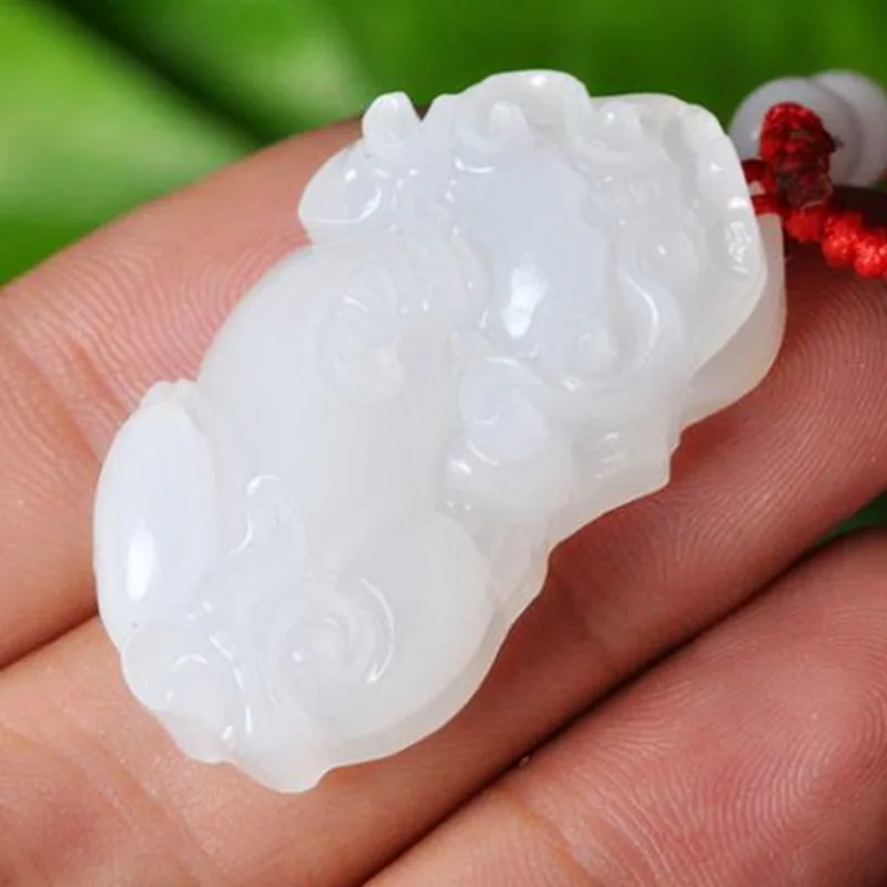 Jade Jadeware Factory WholesaleAGrade Hetian White Jade Afghan White Jade Pi Xiu Pendant Pi Xiu Pendant