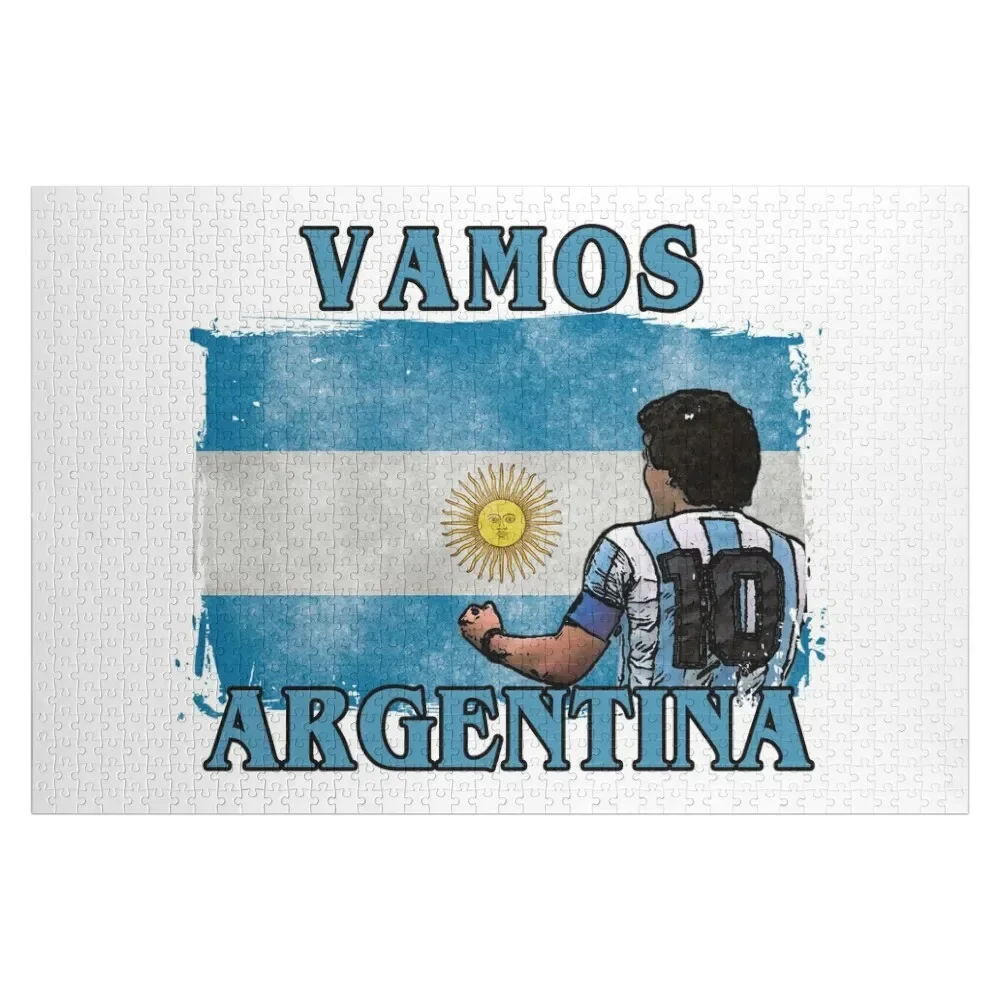 

Vamos Argentina - 2024 Copa America Jigsaw Puzzle Customized Photo Wood Animals Personalized Gift Ideas Puzzle