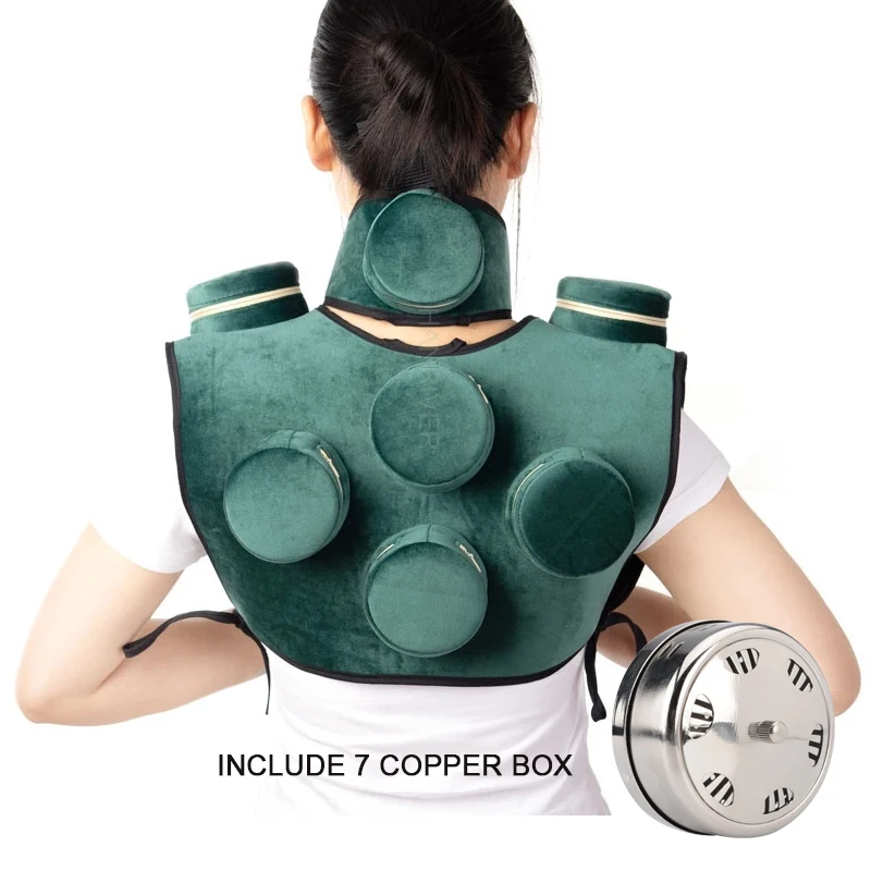 Smokeless moxibustion box set cloth bag with moxibustion