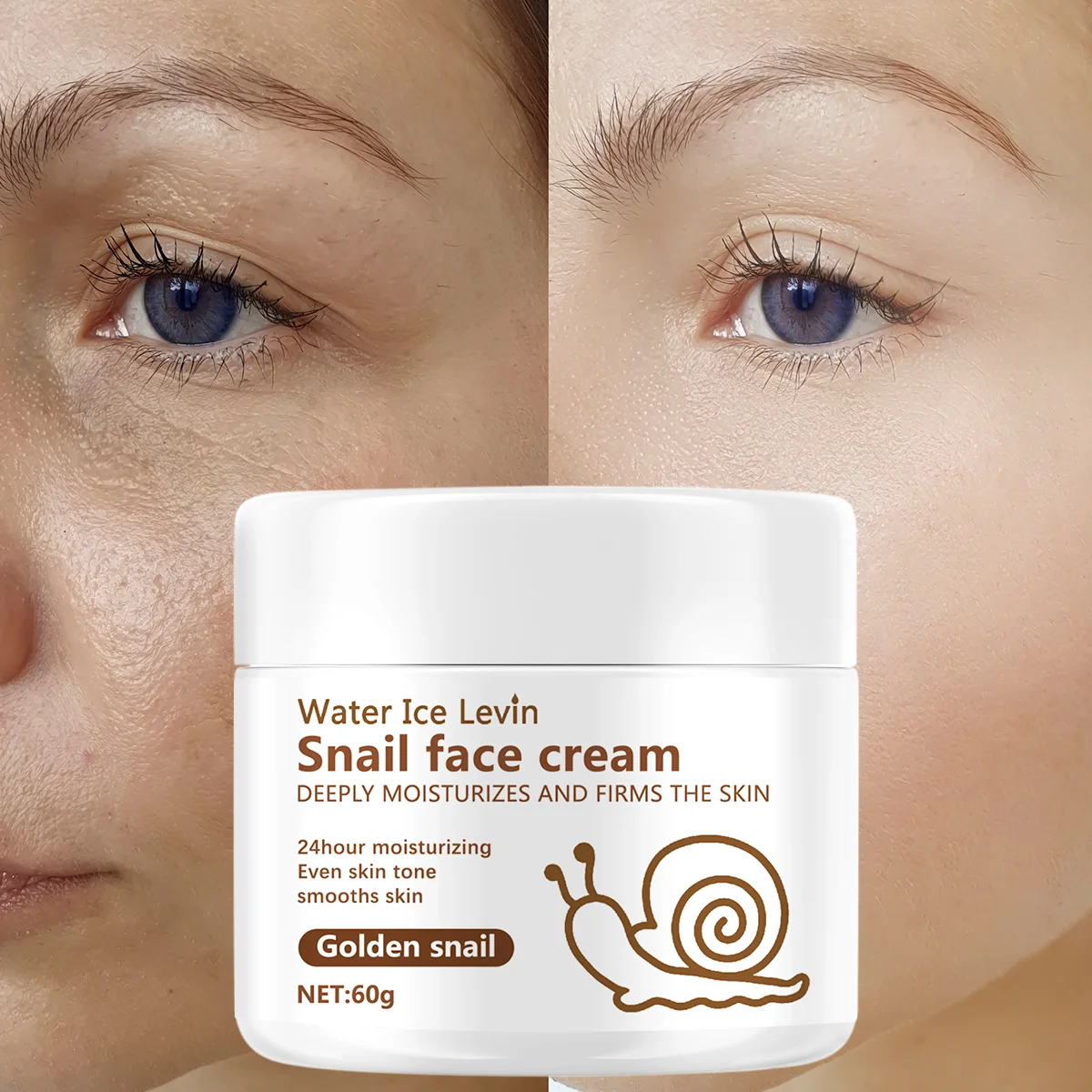 Snail Anti-aging Cream Collagen Moisturizing Nourish Repair Face Damaged Lift Firm Smooth Bright Whitening Skin Care
