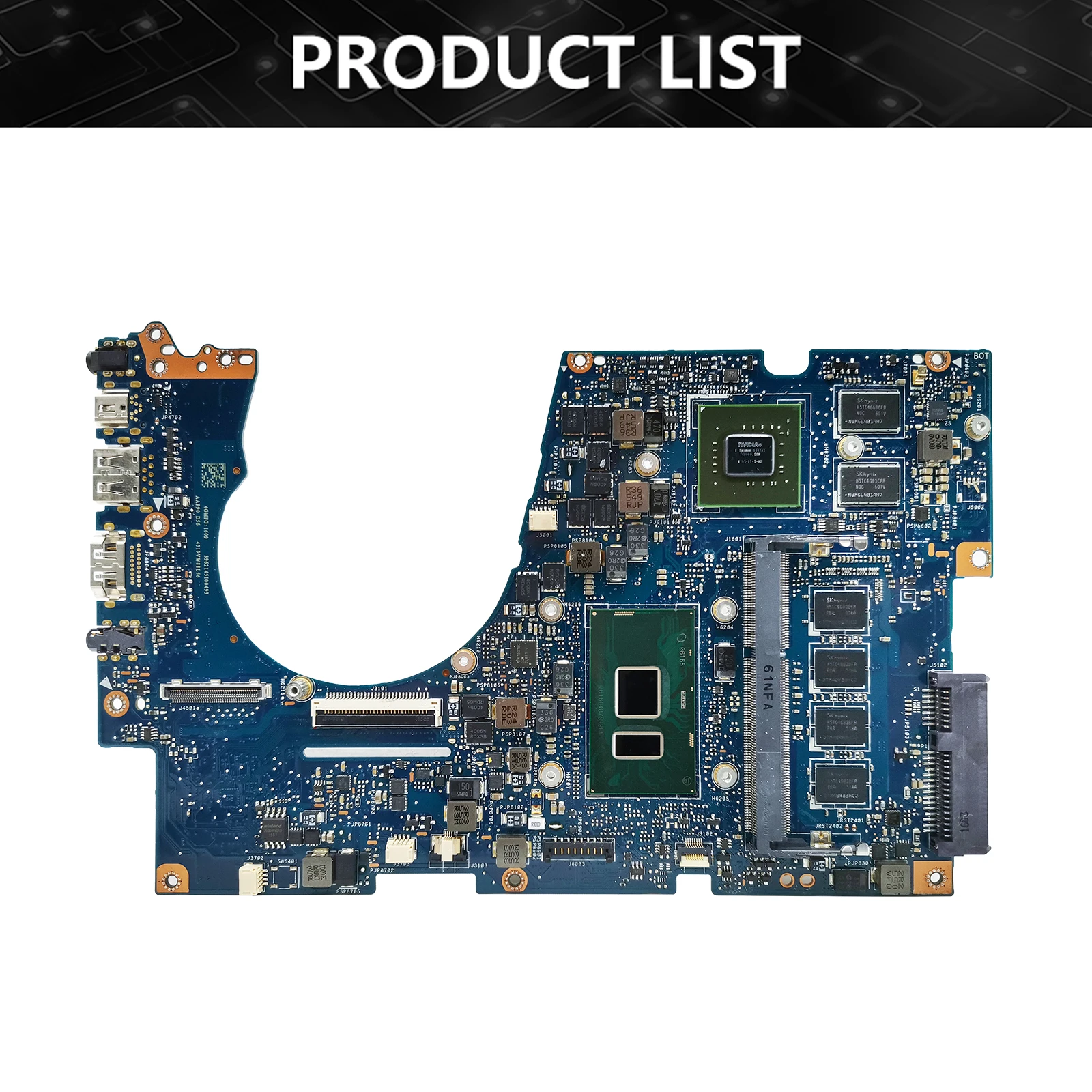 U303U Материнская плата для ноутбука ASUS UX303UB UX303UA U303UB BX303UA U303UA Материнская плата для ноутбука с процессором I3 6-го поколения 4G RAM GT940M